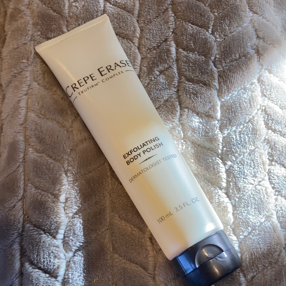 NEW - Crêpe Erase exfoliating body polish.